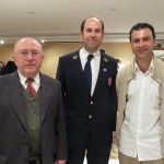 Con D. Luis Bedmar y D. Rafael Moreno, 2011