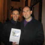 Con D. Francisco J. Gutiérrez Juan, tras el estreno de la marcha El Cristo de Luren, febrero 2012